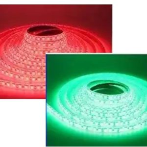 SMD strip 76 - green and red, 10mm- IP65- 5m roll -  12V 12W 60 LED/M