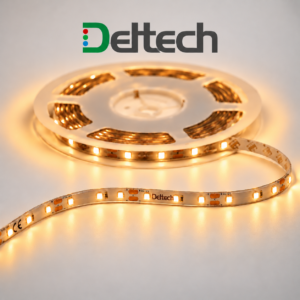 12V Very Warm White (2400K) LED Strip Light, 12W/m, 10mm Width, IP20 Rated, 5m Roll